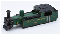 Adams LSWR 02 Body - British Railways Green Chale 31 E85009