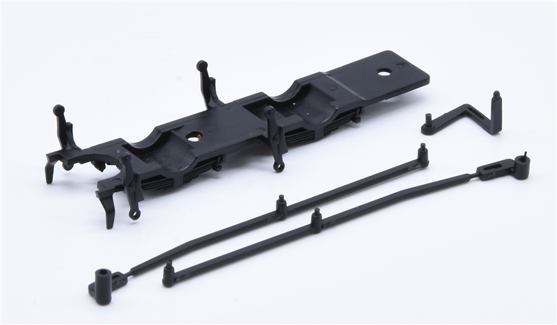 Adams LSWR 02 Baseplate with brake pull rods - black E85007