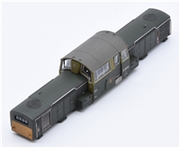 Class 17 Body -  D8600 Weathered BR Green Small Yellow Panel livery E84509