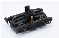 Class 17 complete bogie - weathered black with yellow axle boxes E84508 - E84511