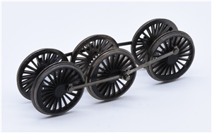 Royal Scot Split Chassis Wheelsets - Black no rivets 31-275 - Only Suitable For China Built Split Chassis Models