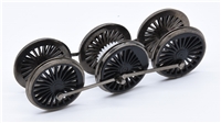 Lord Nelson Split Chassis Wheelset - Black 31-402 - Only Suitable for China built split chassis models