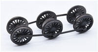 J39 Split Chassis Wheelset - Weathered 31-854 - Only Suitable For China Built Split Chassis Models