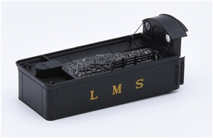 Tender body - LMS black for G2A Super D Branchline model number 31-480