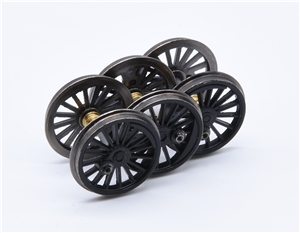 C Class Wainwright 0-6-0 Driving Wheelset - No Rods or Pins - Black 31-460