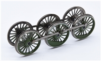 A2 4-6-2 Wheelsets - Green with white lining 31-525, 31-527, 31-527K,
31-530