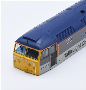 Class 47 2022 Body - 47375 -Tinsley Traction Depot BR RF Distribution - Tinted Glazing  35-419SFX