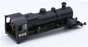 Loco body - 6418 - LMS Black for Ivatt 2MT 2-6-0 Tender  Branchline model number 32-830A