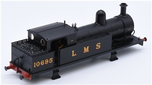 Body - LMS Black - 10695 for L&YR 2-4-2 Tank Branchline model number 31-165