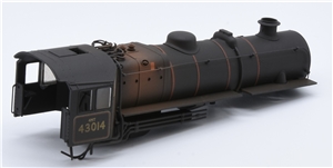 Loco Body - 43014 - "Mucky Duck" - weathered for Ivatt 4MT 2-6-0 Branchline model number 32-580A