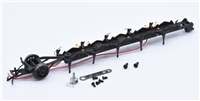 Baseplate with pony & drawbar - weathered black for 9F Branchline model number 32-850.  our old part number 850-031