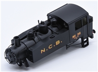 Body - 36 - National Coal Board Black livery for USA Tank 0-6-0 Branchline model number MR-107