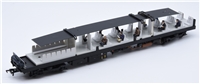 Class 150 DMU Running Chassis - Trailer Car - With PCB09A PCB10 White Seats & Passengers 32-929/929SF