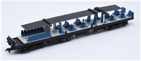 Class 150 DMU Running Chassis - Trailer Car - With PCB09A PCB10 Blue Seats & No  Passengers 32-940