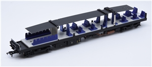 Class 150 DMU Running Chassis - Trailer Car - With PCB09A PCB10 Dark Blue Seats & No Passengers 32-941