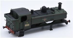 Body - 6419 - in BR lined green with late crest (Weathered) for 64XX Pannier tank Branchline model number 31-638
