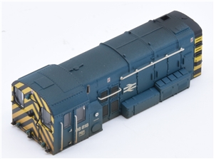 Class 08 2022 Loco Body - BR Blue Weathered - '08818' 371-015D/SF