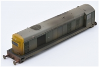 Body - 20141 in BR Green with full yellow ends - weathered for Class 20 Branchline model number 32-034A