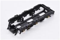 Bogie Frame - Black with yellow axle boxes - Short Cab End for Class 66 Graham Farish model 371-376/378/385/388/390/394