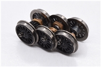 Set of 3 wheels from wheelset without Connecting rods for Class 64XX 0-6-0 Tank Graham Farish model 371-987