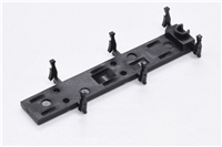 Baseplates - Black for Ivatt 2mt 2-6-0 Tender Graham Farish model 372-625