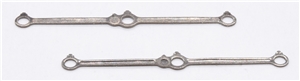 Coupling Rods - Pair for Ivatt 2mt 2-6-0 Tender Graham Farish model 372-625