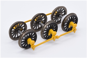 Wheelsets - mustard rods & yellow cranks for Class 08 Branchline model number 32-100
