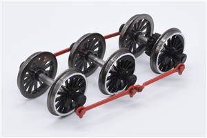 Wheelsets - red rods, white lining for Class 08 Branchline model number 32-109