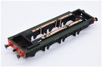 Underframe with green footplate -poppy red buffer beam, black buffers  for Class 08 Branchline model number 32-120