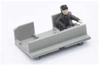 Cab interior C dashboard dark grey with driver for Class 40 Branchline model number 32-475.  our old part number 470-007