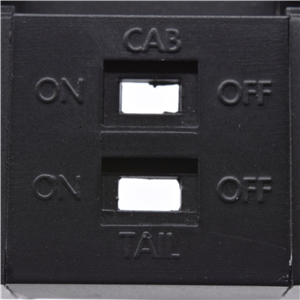 Battery Box - Black weathered with small yellow marks - ASM4 for Class 47 Branchline model number 31-655Z