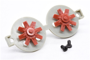 Roof fans with 2 Screws for Class 57 Branchline model number 32-750