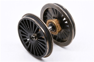 Non geared axle with traction tyre fitted for Castle Class 4-6-0 Graham Farish model 372-030