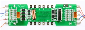 PCB - E3297#PCB01 Revision B 2008/07/14
with 2 bottom lights & switches for Class 66 Branchline model number 32-725