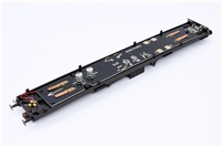 Trailer car Underframe with buffers and with PCB - E3228 + PCB03A & PCB07A (all black) for Class 101 DMU Branchline model number 32-289