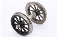 tender wheels - black spoked - single for A1 4-6-2 Branchline model number 32-550.  our old part number 551-111