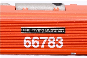 371-399 Class 66 Body - 66783 - 'The Flying Dustman' GBRF Biffa Red