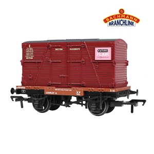 Conflat Wagon BR Bauxite (Early) with ‘Patons’ BD Container