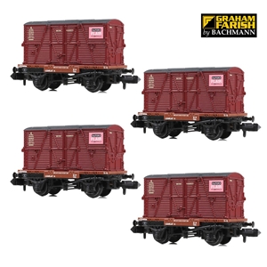 Conflat Wagon with BD Container (4PK)