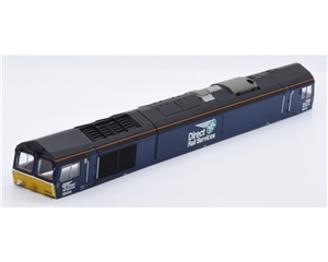 Class 66 Body - DRS Blue Compass Logo 66434 NO ROOF GRILLS 32-982