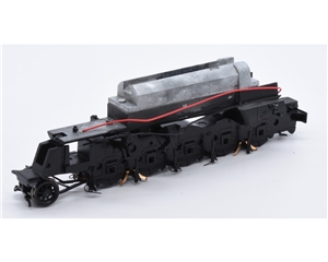 9F chassis block gears, baseplate,boiler bottom, pony - black 32-850