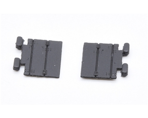 Ivatt 2MT 2-6-0 Tender  Cab doors - black