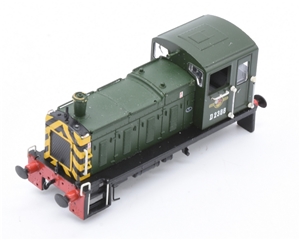 371-061 Class 03 Loco Body - BR Green Wasp Stripes