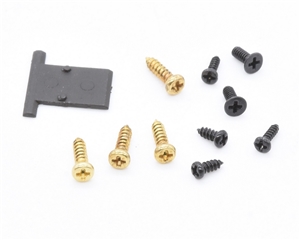 Baldwin Body Screws  4 gold 6 black + cab floor cover