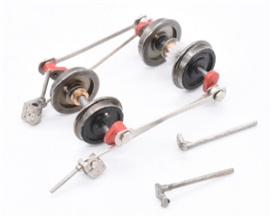 Penrhyn Mainline Hunslet Set 2 main drive axles red cranks 391-135/SF