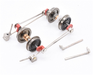 PENRHYN MAINLINE HUNSLET Wheelset  red cranks 391-126/SF