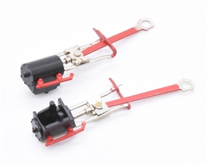 Quarry Hunslet Valvegear - black cylinders red rods 391-050