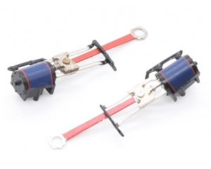 Quarry Hunslet Valvegear - blue cylinders red rods 391-054