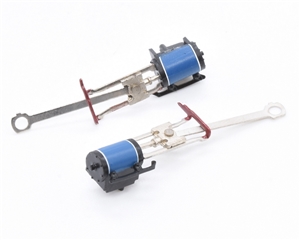 Quarry Hunslet Valvegear - blue cylinders silver rods 391-051