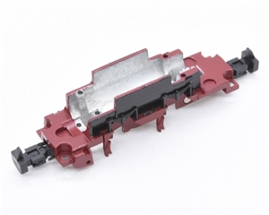 Quarry Hunslet Chassis block with couplings - red base